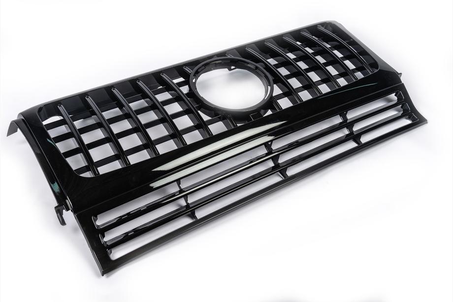 Mercedes G class W463 1990-2018 Frontgrill (GT Panamericana, ohne Chrom) Komplett Schwarz Foto 6