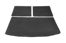 Audi Q7 2005-2015 Kofferraummatte 3-teilig (EVA, Schwarz) (7-Sitzer) Foto 5