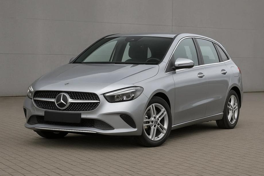 Mercedes B-class W247 2019- Frontgrill Diamond Silver (für Base) Image