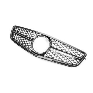 Frontgrill AMG Silber Mercedes C-class W204 2007-2015 Foto 3