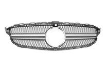 Mercedes C-class W205 2014-2021 Frontgrill AMG Silber (für Avantgarde/AMG-Line/C43 AMG) Foto 2
