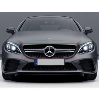Frontgrill AMG Silber (für Avantgarde/AMG-Line/C43 AMG) Mercedes C-сlass W205 2014-2021 Foto 1