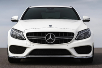 Mercedes C-class W205 2014-2021 Frontgrill C63-Design (für Avantgarde/AMG-Line/C43 AMG) 2018+, mit Kamera Foto 2