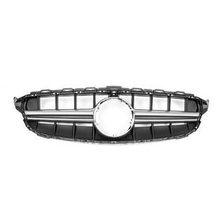 Frontgrill C63-Design (für Avantgarde/AMG-Line/C43 AMG) Mercedes C-сlass W205 2014-2021 Foto 3