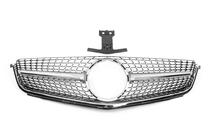 Mercedes C-class W204 2007-2015 Frontgrill Diamond Silber (für C63) Foto 1