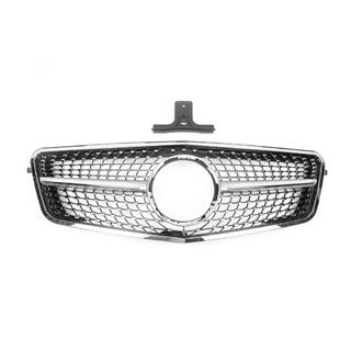 Frontgrill Diamond Silber (2009-2012) Mercedes E-сlass W212 2009-2016 Foto 2