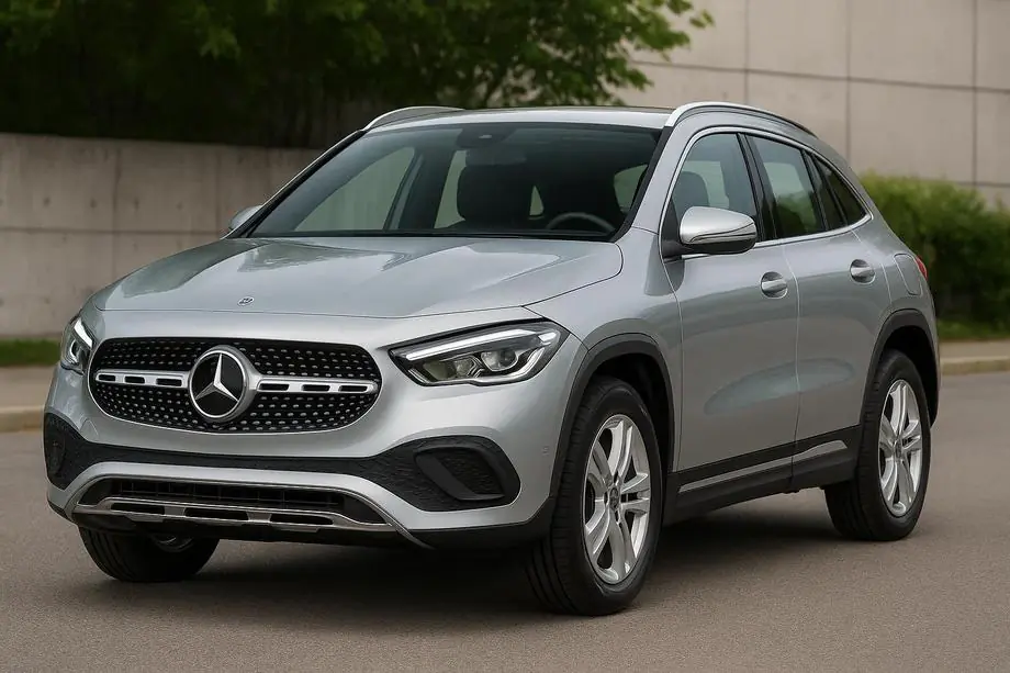 Mercedes GLA H247 2020- Frontgrill Diamond Silber Image