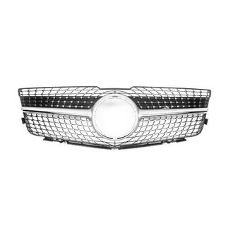 Frontgrill Diamond Silber (2009-2012) Mercedes GLK сlass X204 2008-2015 Foto 2