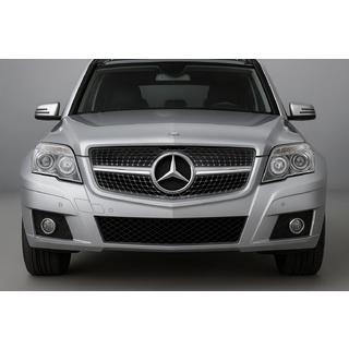 Frontgrill Diamond Silber (2009-2012) Mercedes GLK сlass X204 2008-2015 Foto 1
