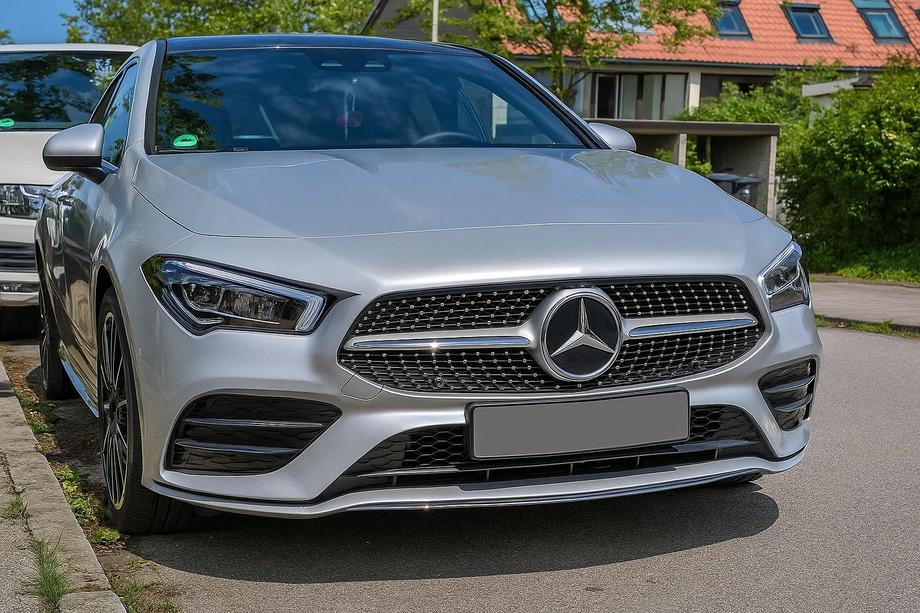 Mercedes CLA C118 2019- Frontgrill Diamond Silber (für 2019-2022) Image