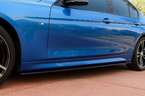 BMW 3 Series F30/F31 2012-2019 Schwellerabdeckungen EuroCap (für M-Sport Schweller, Schwarz Hochglanz) Foto 1