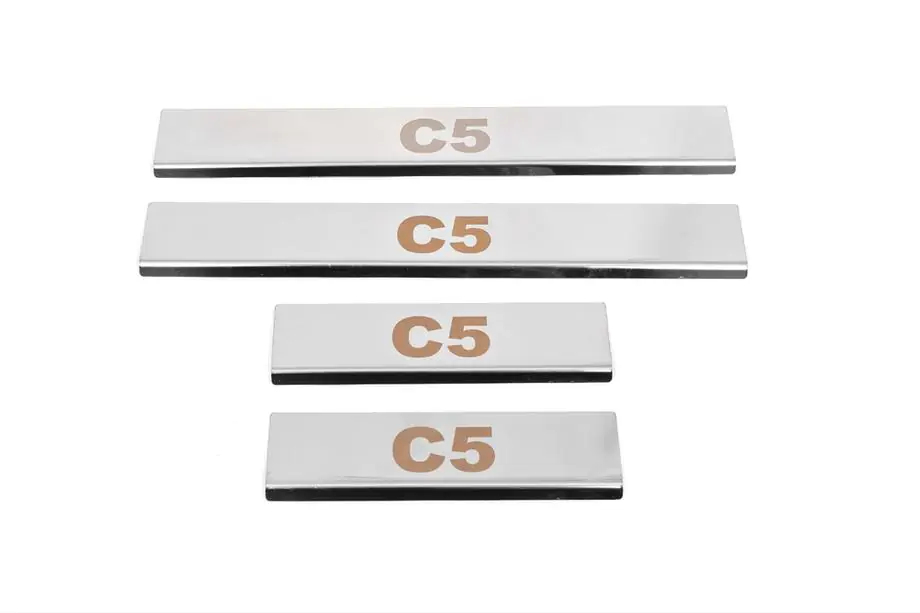 Citroen C-5 2008-2017 Einstiegsleisten Carmos V1 (4 Stk, Edelstahl) Image