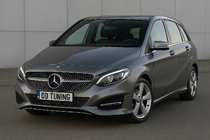 Mercedes B-class W246 2011-2018 Frontgrill Diamond Silber (2015-2018) Foto 1