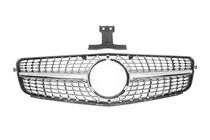 Mercedes C-class W204 2007-2015 Frontgrill Diamond Silber Foto 2