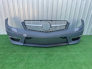 Mercedes C-class W204 2007-2015 Frontgrill Diamond Silber Foto 8