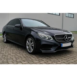 Frontgrill Diamond Silber (für Avantgarde und AMG-Line, 2013-2016) Mercedes E-сlass W212 2009-2016 Foto 4