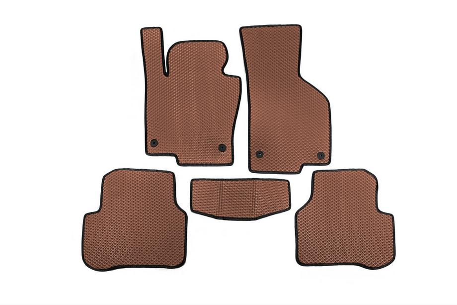 Volkswagen Passat B6 2006-2012 EVA Fußmatten (ziegelrot) Image