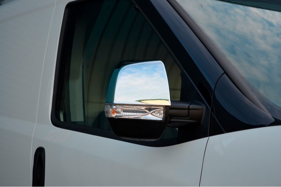 Fiat Doblo II 2010-2022 Spiegelabdeckungen (2 Stk, Edelstahl) Image