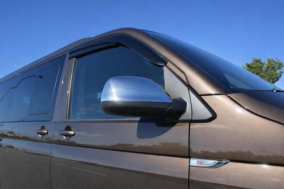 Volkswagen T6 2015-2024 Spiegelabdeckungen (2 Stk, Edelstahl) OmsaLine - Italienischer Edelstahl Image