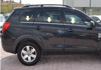 Opel Antara 2006-2017 Fensterunterkante Zierleisten Edelstahl (6 Stk) Foto 1