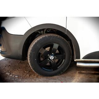 Kotflügelverbreiterungen (6 Stk, schwarz, ABS) Opel Vivaro 2015-2019 Foto 1