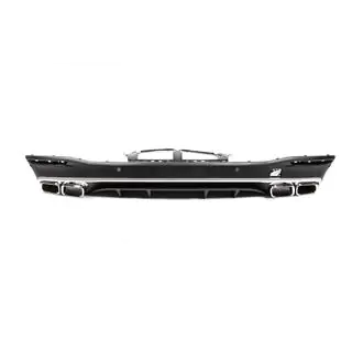 Heckdiffusor mit Endrohren GLE63 Silver (2018-2026) Foto 2