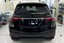 Mercedes GLE W167 2018- Heckdiffusor mit Endrohrblenden GLE63 Black (2018-2026) Foto 2