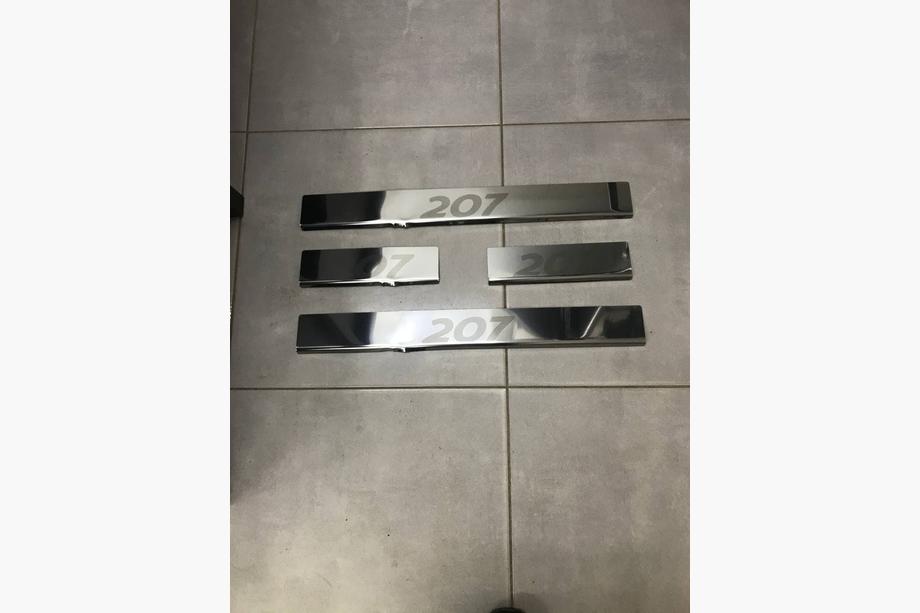 Peugeot 207 2006–2014 SONDERANGEBOT! Einstiegsleisten Carmos (4 Stk, Edelstahl) Foto 5