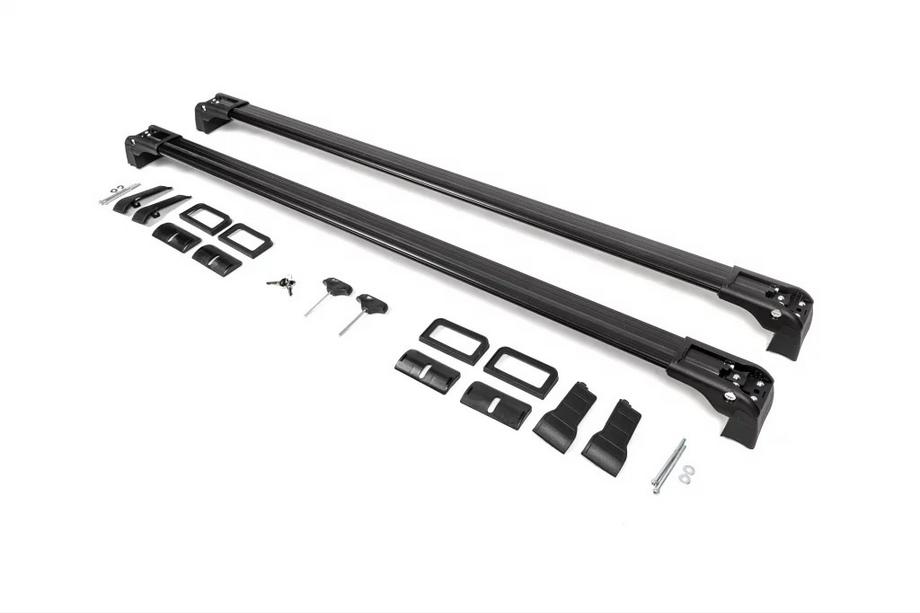 Toyota Hilux 2015- Dachträger Querträger (für Originalbefestigungspunkte) Schwarz Foto 6