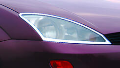 Ford Focus I 1998-2005 Scheinwerferabdeckung Chrom (2 Stk, Kunststoff) Foto 1