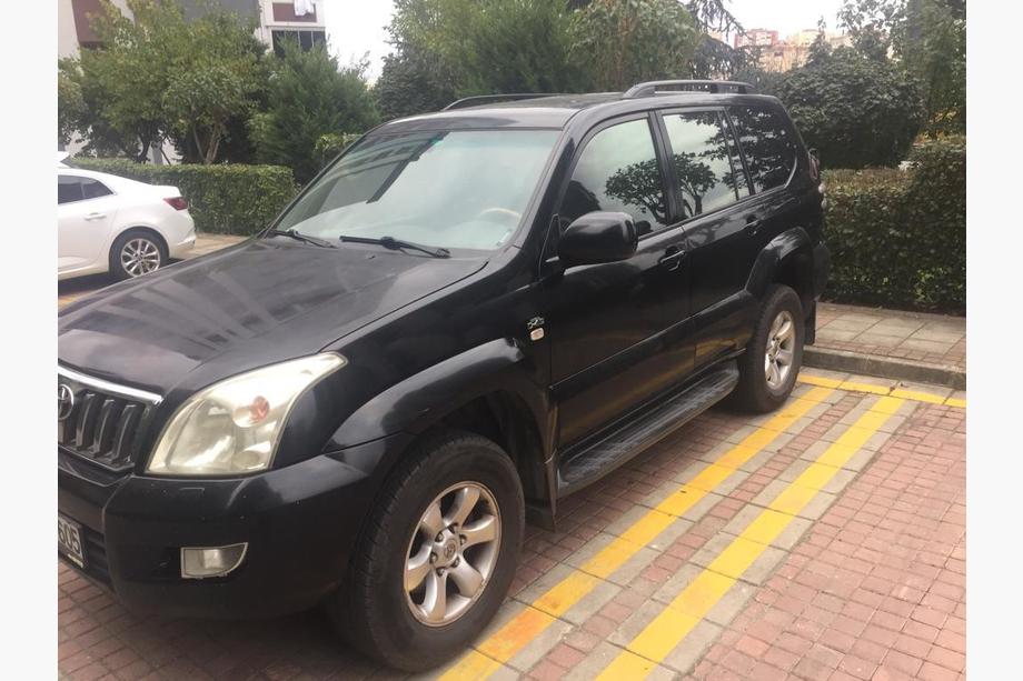 Toyota Land Cruiser Prado 120 2002-2009 Dachreling Skyport Schwarz (2 Stk) Foto 4