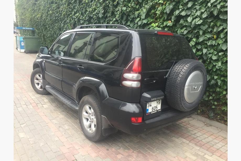 Toyota Land Cruiser Prado 120 2002-2009 Dachreling Skyport Schwarz (2 Stk) Foto 7