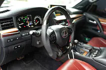 Lexus GX460 2009-2023 Komplettes anatomisches Lenkrad (Carbon) Foto 3