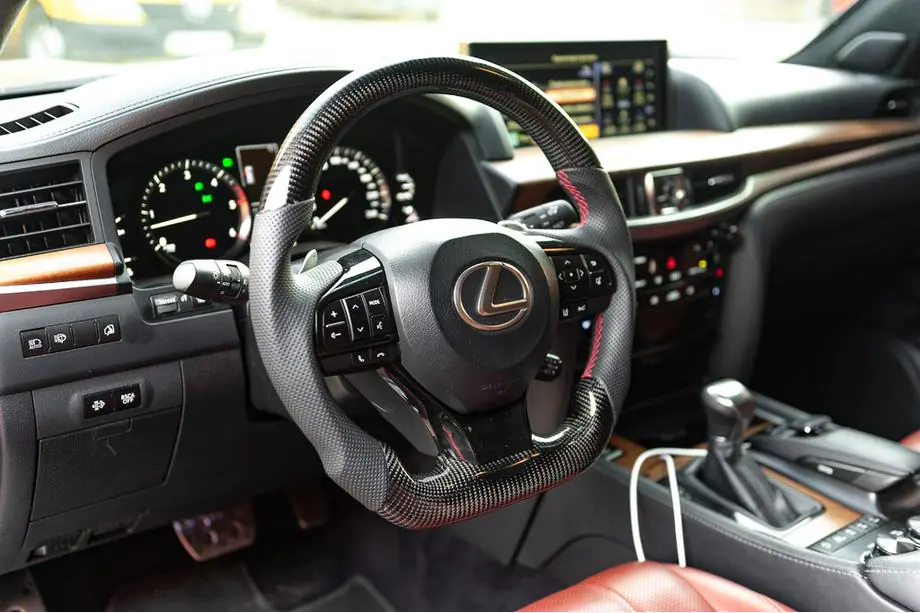 Lexus GX460 2009-2023 Komplettes anatomisches Lenkrad (Carbon) Image