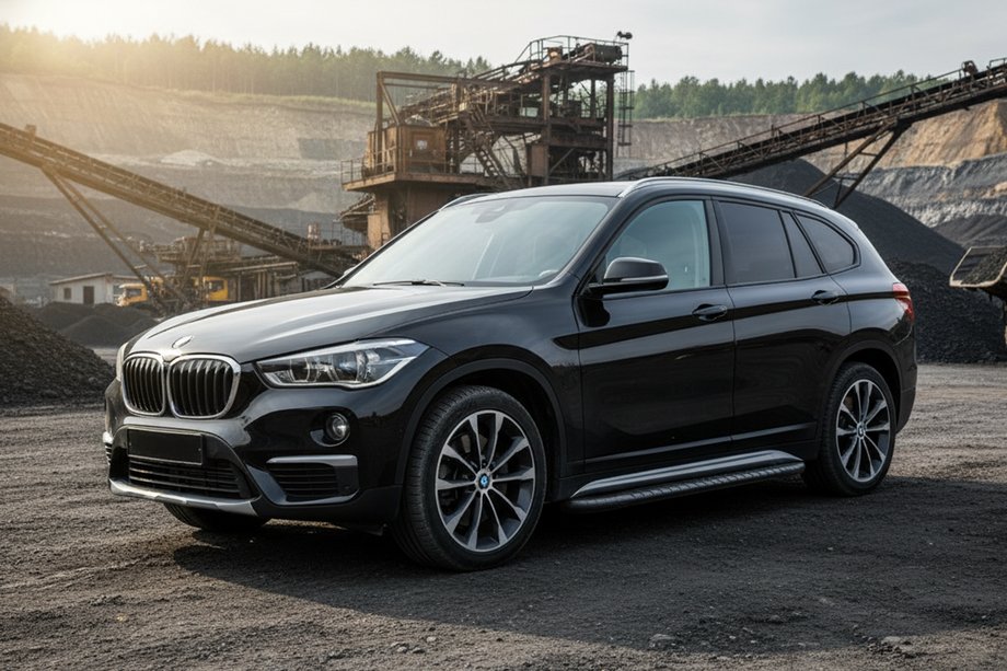 BMW X1 F48 2015-2022 Seitenschweller Bosphore Black (2 Stk., Aluminium) Image