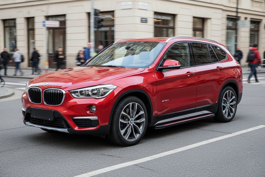 BMW X1 F48 2015-2022 Seitenschweller Maya Red (2 Stk., Aluminium) Image