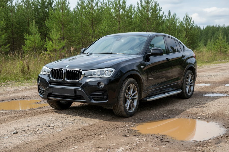 BMW X4 F26 2014-2018 Seitenschweller Mevsim Grey (2 Stk., Aluminium) Image