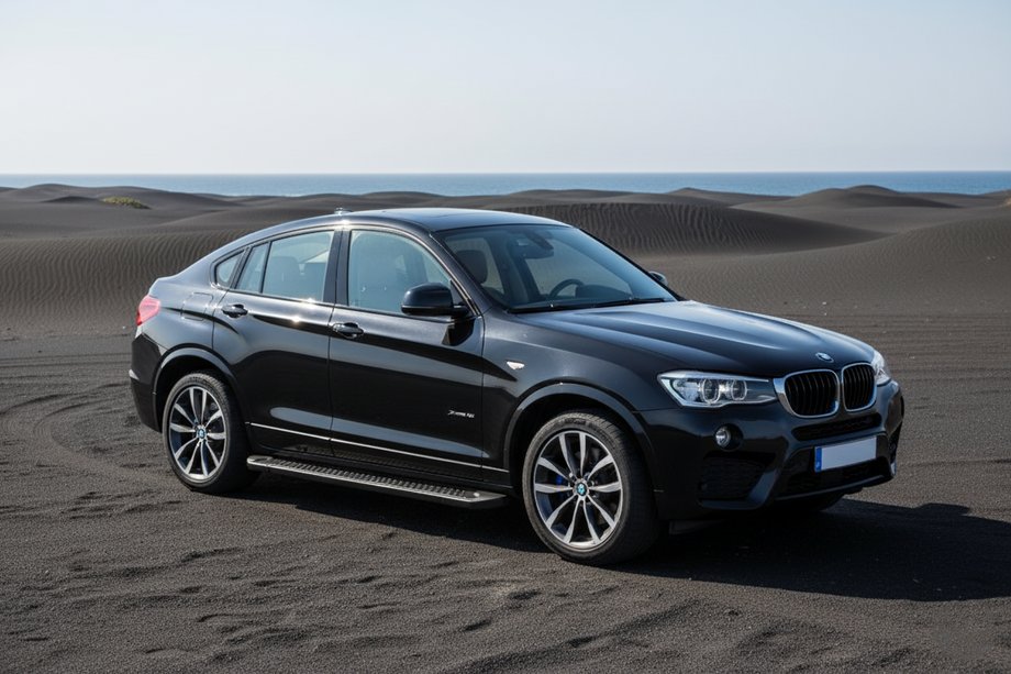 BMW X4 F26 2014-2018 Trittbretter Allmond Black (2 Stk., Aluminium) Image