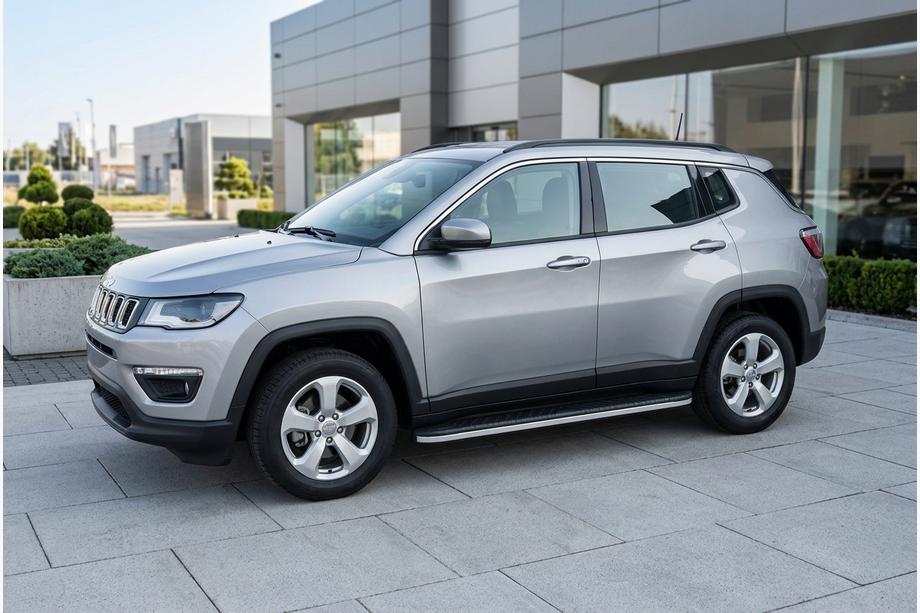 Jeep Compass 2016- Seitenschweller Bosphore Grey (2 Stk., Aluminium) Image