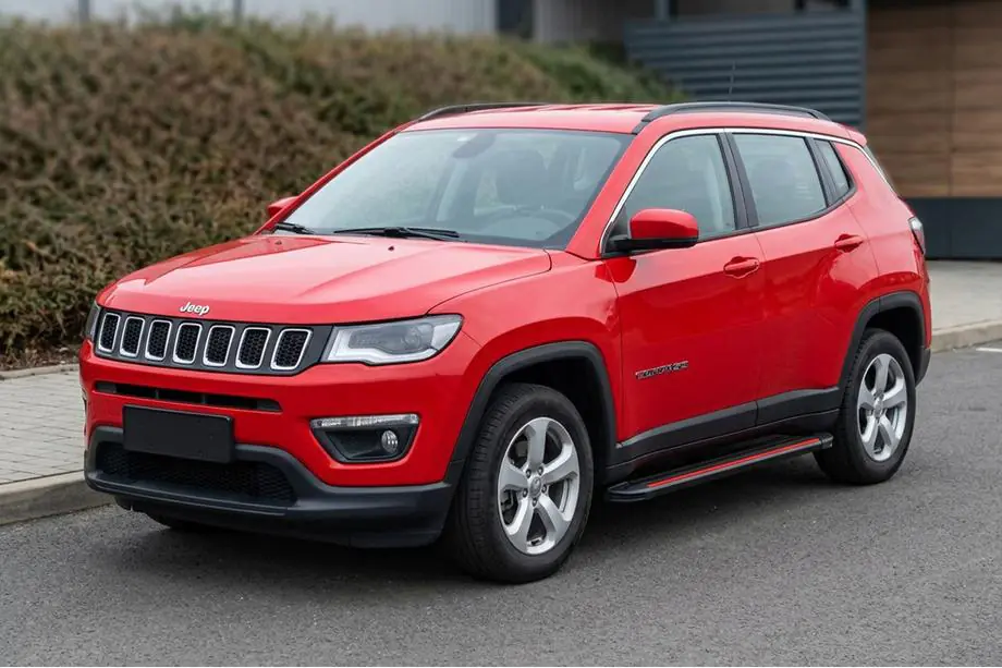 Jeep Compass 2016- Seitenschweller Maya Red (2 Stk., Aluminium) Image