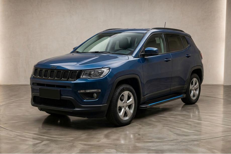 Jeep Compass 2016- Seitenschweller Maya Blue (2 Stk., Aluminium) Image