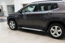 Jeep Compass 2016- Trittbretter Allmond Grey (2 Stk., Aluminium) Foto 1