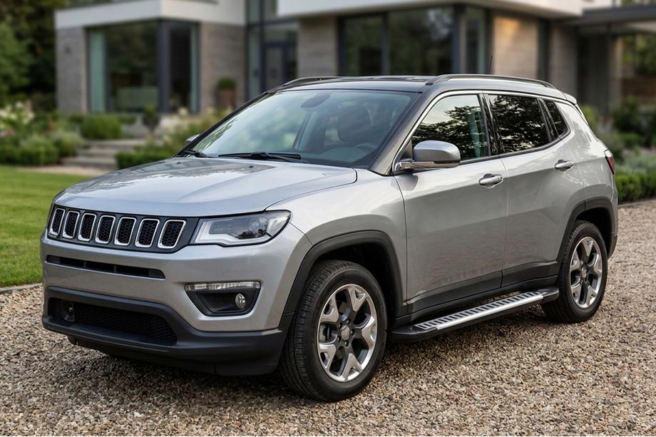 Jeep Compass 2016- Seitenschweller Line (2 Stk., Aluminium) Image