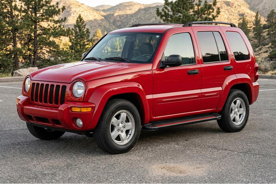 Jeep Cherokee/Liberty 2002-2007 Seitenschweller Maya Red (2 Stk., Aluminium) Image