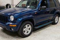 Jeep Cherokee/Liberty 2002-2007 Seitenschweller Maya Blue (2 Stk., Aluminium) Foto 1