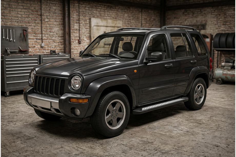 Jeep Cherokee/Liberty 2002-2007 Seitenschweller Vision New Black (2 Stk., Aluminium) Image