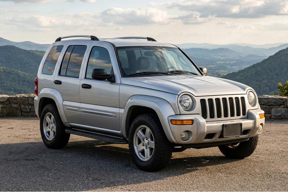 Jeep Cherokee/Liberty 2002-2007 Seitenschweller Boshpore Black (2 Stk., Aluminium) Image