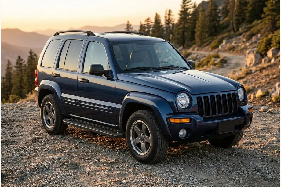 Jeep Cherokee/Liberty 2002-2007 Trittbretter Allmond Black (2 Stk., Aluminium) Foto 1