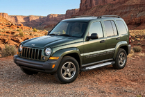 Jeep Cherokee/Liberty 2002-2007 Trittbretter Allmond Grey (2 Stk., Aluminium) Foto 1