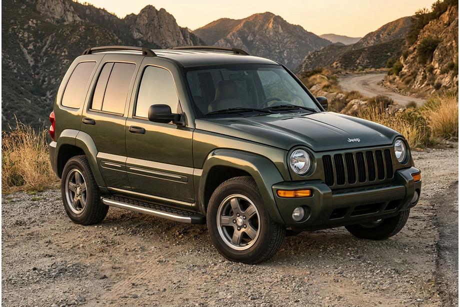 Jeep Cherokee/Liberty 2002-2007 Seitenschweller BlackLine (2 Stk., Aluminium) Image